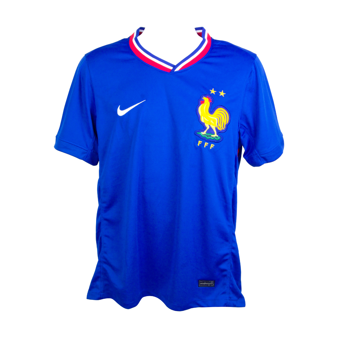Bradley Barcola Signed France FC Home Soccer Jersey #25 with Beckett Witness